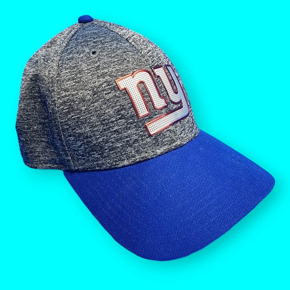 NY Giants New Era NFL16 Grey Draft Football 39THIRTY Size M/L Hat Cap NEW
